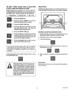 Preview for 11 page of Kenmore 40425 Use And Care Safety Manual