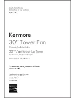 Предварительный просмотр 1 страницы Kenmore 405.34030310 Use & Care Manual