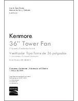 Предварительный просмотр 1 страницы Kenmore 405.34036310 Use & Care Manual