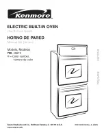 Kenmore 4061 - 24 in.  Clean Double Wall Oven Use And Care Manual preview