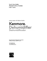 Kenmore 407.53550 Use & Care Manual предпросмотр