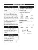 Preview for 10 page of Kenmore 41003 Use & Care Manual