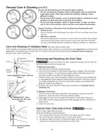 Предварительный просмотр 44 страницы Kenmore 4101 - Elite 30 in. Slide-In Electric Range Use And Care Manual