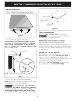 Preview for 6 page of Kenmore 4123 - Elite 30 in. Electric Cooktop Installation Instructions Manual