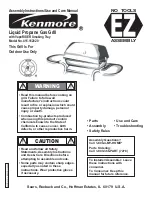 Preview for 1 page of Kenmore 415.162020 Assembly Instructions/Use And Care Manual