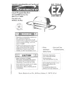 Preview for 1 page of Kenmore 415.162060 Assembly Instructions And Care Manual