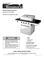 Preview for 1 page of Kenmore 415.16645900 Use And Care Manual