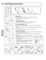 Предварительный просмотр 10 страницы Kenmore 4156 - 25.0 cu. Ft. Non-Dispensing Refrigerator Use And Care Manual