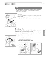 Предварительный просмотр 17 страницы Kenmore 4156 - 25.0 cu. Ft. Non-Dispensing Refrigerator Use And Care Manual