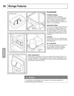 Предварительный просмотр 18 страницы Kenmore 4156 - 25.0 cu. Ft. Non-Dispensing Refrigerator Use And Care Manual