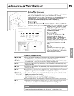 Предварительный просмотр 19 страницы Kenmore 4156 - 25.0 cu. Ft. Non-Dispensing Refrigerator Use And Care Manual