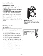 Предварительный просмотр 22 страницы Kenmore 417.4110 Series Use & Care Manual