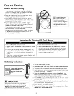 Предварительный просмотр 22 страницы Kenmore 417.4413 Use & Care Manual