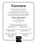 Preview for 50 page of Kenmore 417.8191 SERIES Use & Care Manual