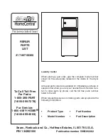 Preview for 1 page of Kenmore 417.94702300 Repair Parts List Manual