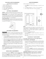 Предварительный просмотр 4 страницы Kenmore 41727182702 Installation Instructions And Use & Care Manual