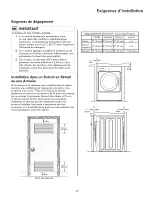 Предварительный просмотр 37 страницы Kenmore 41741100000 Installation Instructions Manual