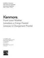 Preview for 1 page of Kenmore 41741122310 Installation Instructions Manual