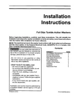 Kenmore 41743142300 Installation Instructions preview