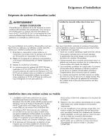 Предварительный просмотр 27 страницы Kenmore 41798022000 Installation Instructions Manual