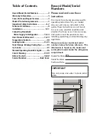 Preview for 2 page of Kenmore 4242 Series Use & Care Manual