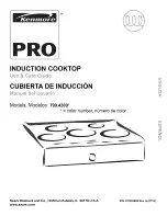 Предварительный просмотр 1 страницы Kenmore 4300 - Pro 36 in. Electric Induction Cooktop Use And Care Manual