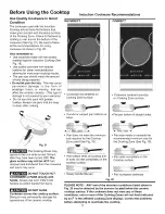 Предварительный просмотр 8 страницы Kenmore 4300 - Pro 36 in. Electric Induction Cooktop Use And Care Manual