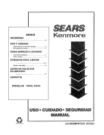 Предварительный просмотр 13 страницы Kenmore 43645 Use Use, Care, Safety Manual