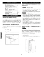 Предварительный просмотр 2 страницы Kenmore 44823 Use & Care Manual