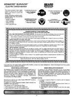 Предварительный просмотр 16 страницы Kenmore 449.31031 Owner'S Manual