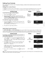 Preview for 17 page of Kenmore 4500 - Elite 30 in. Slide-In Induction Range User Manual