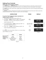 Preview for 27 page of Kenmore 4500 - Elite 30 in. Slide-In Induction Range User Manual