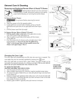 Preview for 43 page of Kenmore 4500 - Elite 30 in. Slide-In Induction Range User Manual