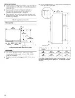 Preview for 10 page of Kenmore 4542 - Elite 23.1 cu. Ft. Refrigerator Installation Instructions Manual