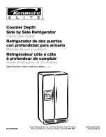 Preview for 1 page of Kenmore 4602 - Elite 24.5 cu. Ft. Refrigerator Use & Care Manual