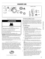 Preview for 13 page of Kenmore 4751 - 3.6 cu. ft. HE2 Use And Care Manual