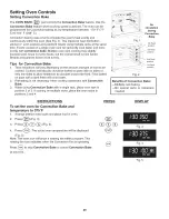 Preview for 20 page of Kenmore 4804 - Elite 30 in. Wall Oven Use And Care Manual