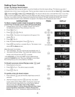 Preview for 25 page of Kenmore 4804 - Elite 30 in. Wall Oven Use And Care Manual