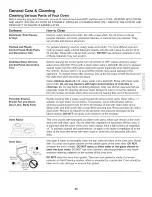 Preview for 29 page of Kenmore 4804 - Elite 30 in. Wall Oven Use And Care Manual