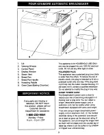 Preview for 4 page of Kenmore 48487 Owner'S Manual