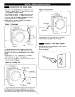 Предварительный просмотр 10 страницы Kenmore 4885 - Rear Control High Efficiency 3.6 cu. Ft. Capacity Front Load Washer Use & Care Manual And Installation Instructions