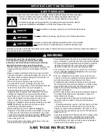 Preview for 4 page of Kenmore 501-6604 Use & Care Manual