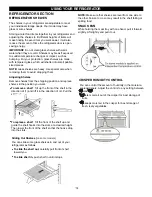 Preview for 19 page of Kenmore 501-6604 Use & Care Manual