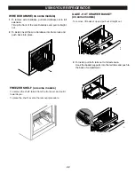 Preview for 22 page of Kenmore 501-6604 Use & Care Manual