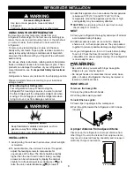 Preview for 8 page of Kenmore 501-66722 Use & Care Manual