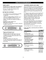 Preview for 16 page of Kenmore 501-66722 Use & Care Manual