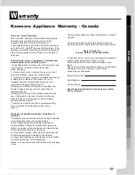 Предварительный просмотр 27 страницы Kenmore 501-80002 Owner'S Manual