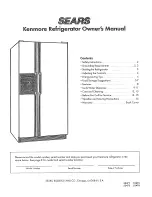 Kenmore 52471 Owner'S Manual preview