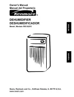 Kenmore 54351 - 35 Pint Dehumidifier Owner'S Manual preview