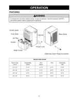 Preview for 6 page of Kenmore 54501 - 50 Pint Dehumidifier Owner'S Manual